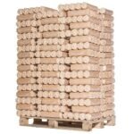 Bois densifié 100% résineux – Palette de 960 kg (96 lots de 5 bûches)